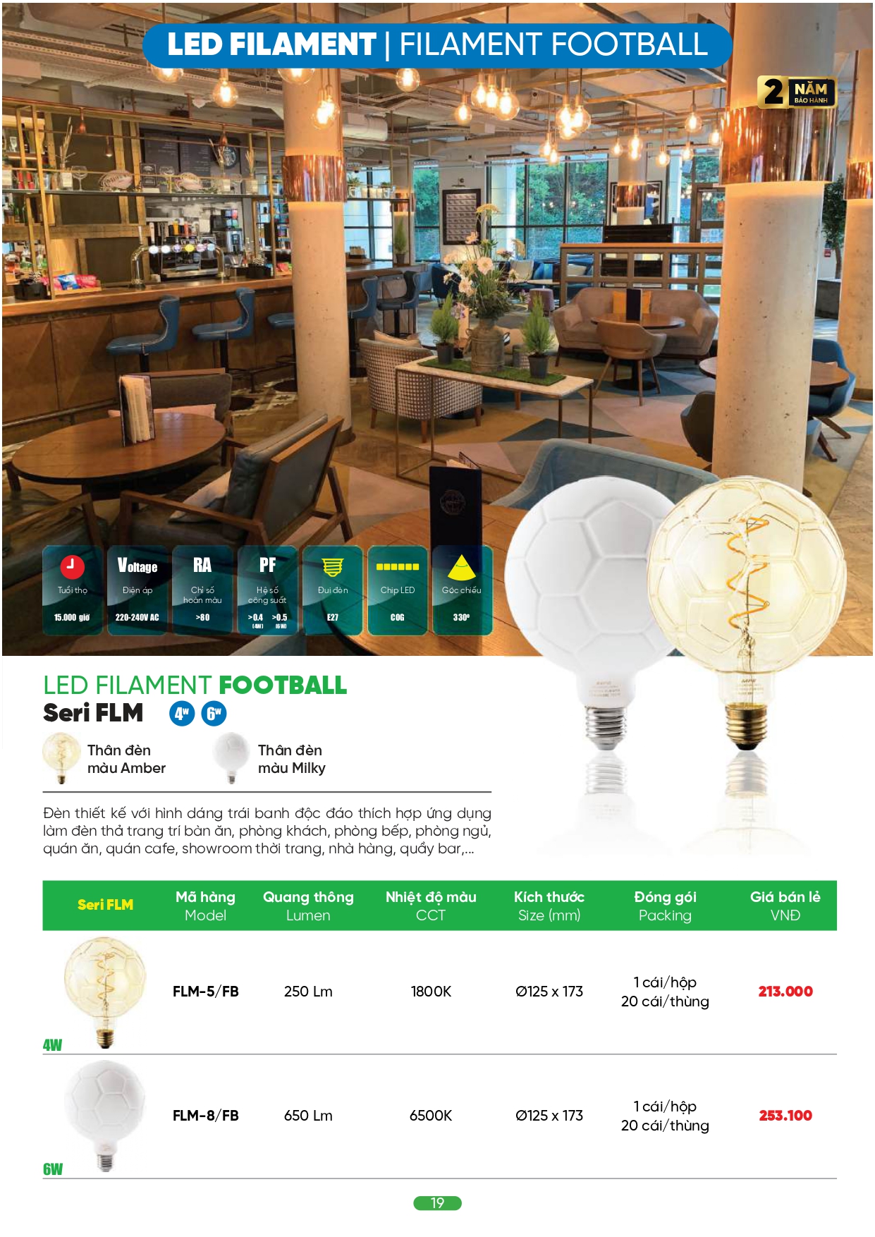 Bảng giá đèn LED MPE 2026